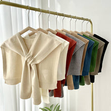 Load image into Gallery viewer, Knit Sweater Shawl (+)