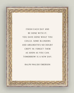 Finish Each Day