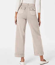 Load image into Gallery viewer, Straight Wide-Leg Jeans (+)