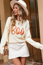 Load image into Gallery viewer, Ribbed Boo Sweater