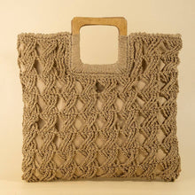 Load image into Gallery viewer, Square Braided Tote Bag (+)