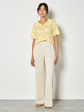Load image into Gallery viewer, Pinstripe Linen Blend Trouser