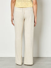 Load image into Gallery viewer, Pinstripe Linen Blend Trouser