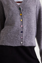 Load image into Gallery viewer, Button Pop Grey Cardigan