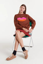 Load image into Gallery viewer, Lip Print Sweatshirt