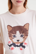 Load image into Gallery viewer, Kitten Print Tee