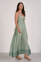 Load image into Gallery viewer, Green Boho Dress