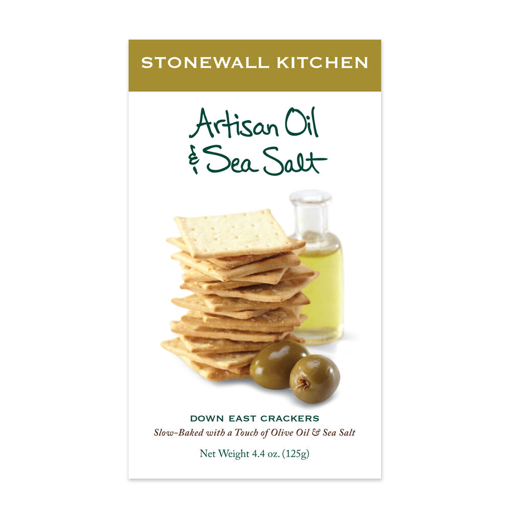 Artisan Oil & Sea Salt Crackers (4.4oz)