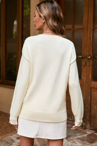 Ribbed Boo Sweater