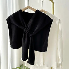 Load image into Gallery viewer, Knit Sweater Shawl (+)