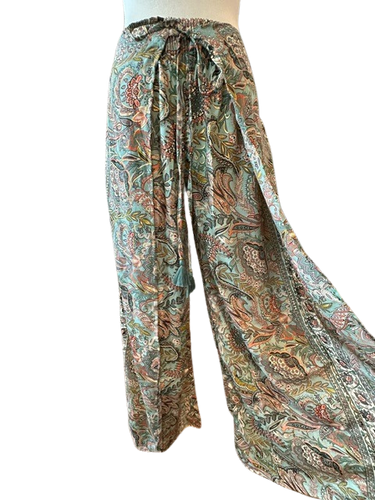 Paisley Faux Wrap Pant