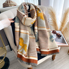 Load image into Gallery viewer, Brown Equine Reversible Wrap