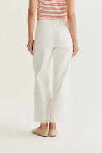 Load image into Gallery viewer, White Raw Hem Jeans