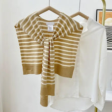Load image into Gallery viewer, Knit Sweater Shawl (+)