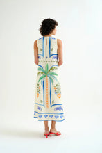 Load image into Gallery viewer, Palm + Mermaid Print Dress