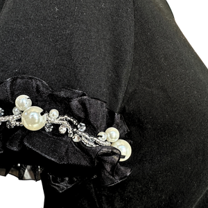 Ruffle Pearls Tee