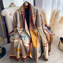Load image into Gallery viewer, Brown Equine Reversible Wrap