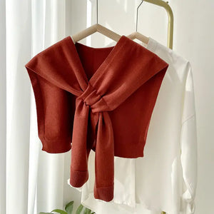 Knit Sweater Shawl (+)