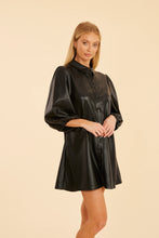 Load image into Gallery viewer, Vegan Leather Tunic Dress (+)