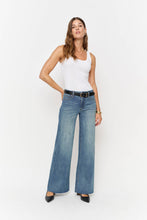 Load image into Gallery viewer, Crawford Mid Rise Fitted Wide Leg