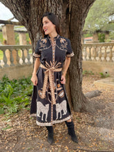 Load image into Gallery viewer, Sydney Shirtdress - Oasis Black