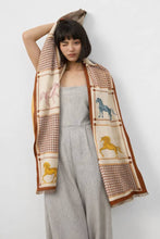Load image into Gallery viewer, Brown Equine Reversible Wrap