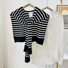 Load image into Gallery viewer, Knit Sweater Shawl (+)