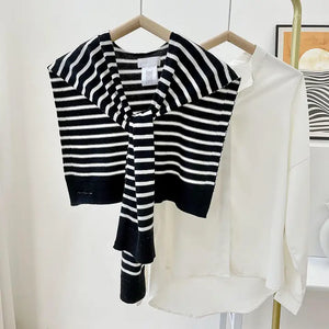 Knit Sweater Shawl (+)
