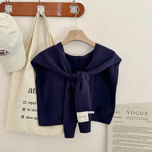 Load image into Gallery viewer, Knit Sweater Shawl (+)