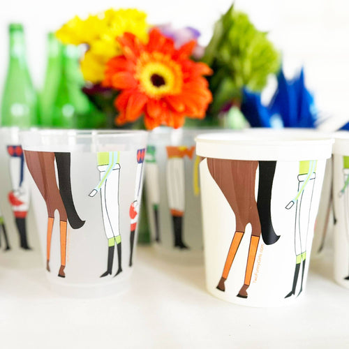 Kentucky Derby Plastic Cups - 10 Pack (+)