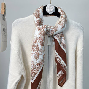 Exotic Toile Print Scarf (+)