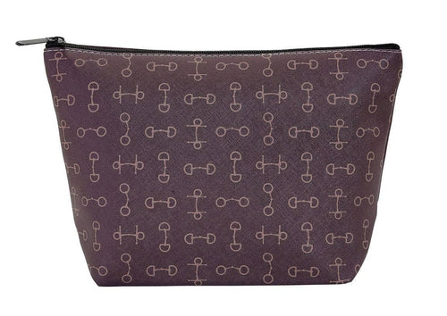 Snaffle Bits Large Cosmetic Pouch