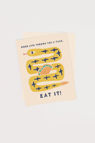 Taco Snake Card