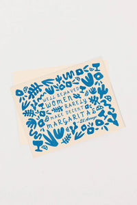 Margarita Women Card