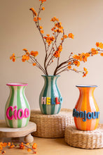 Load image into Gallery viewer, Ceramic "HELLO" Vases (+)