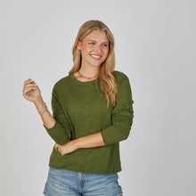 Load image into Gallery viewer, Relaxed Stripe Crew (+)