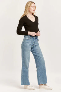 Fiona Wide Leg Jeans (+)