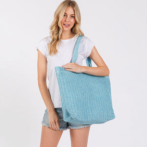 Crochet Straw Beach Bag (+)