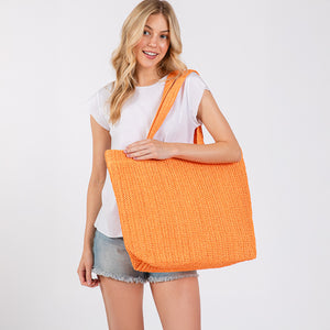 Crochet Straw Beach Bag (+)