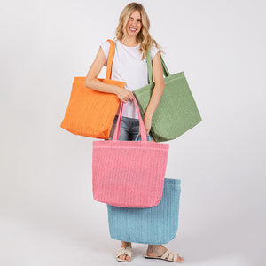 Crochet Straw Beach Bag (+)