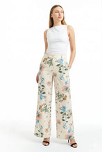 Load image into Gallery viewer, Floral Wide Leg Denim