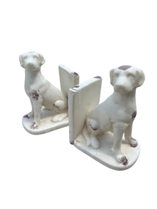 Ceramic Dog Bookends