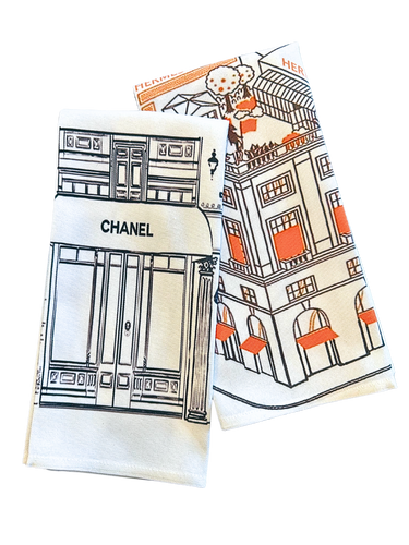 Designer Storefront Kitchen Towel (+)