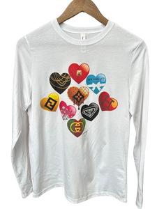 Fashion Love Valentines Long Sleeve Tee