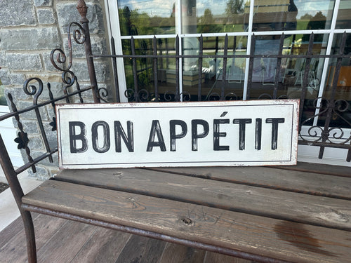 Bon Appetit Wall Sign