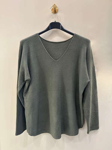 Simple V-Neck Sweater