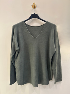 Simple V-Neck Sweater