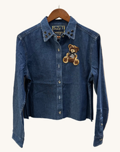 Load image into Gallery viewer, Cropped Bear Denim