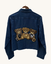 Load image into Gallery viewer, Cropped Bear Denim