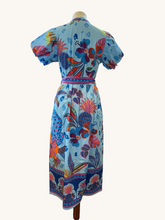 Load image into Gallery viewer, Azure Safari Maxi Dress